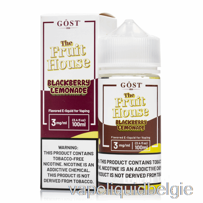 Vape Smaken Bramenlimonade - Het Fruithuis - Gost Vapor - 100ml 0mg